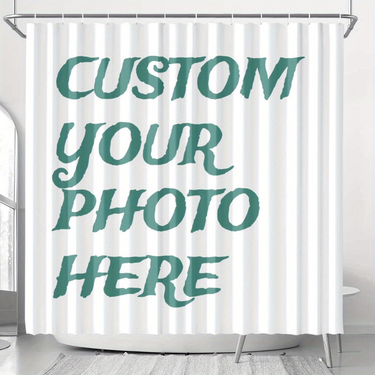 Home Bathroom Images - Custom Photo Shower Curtain, Personalized Picture
