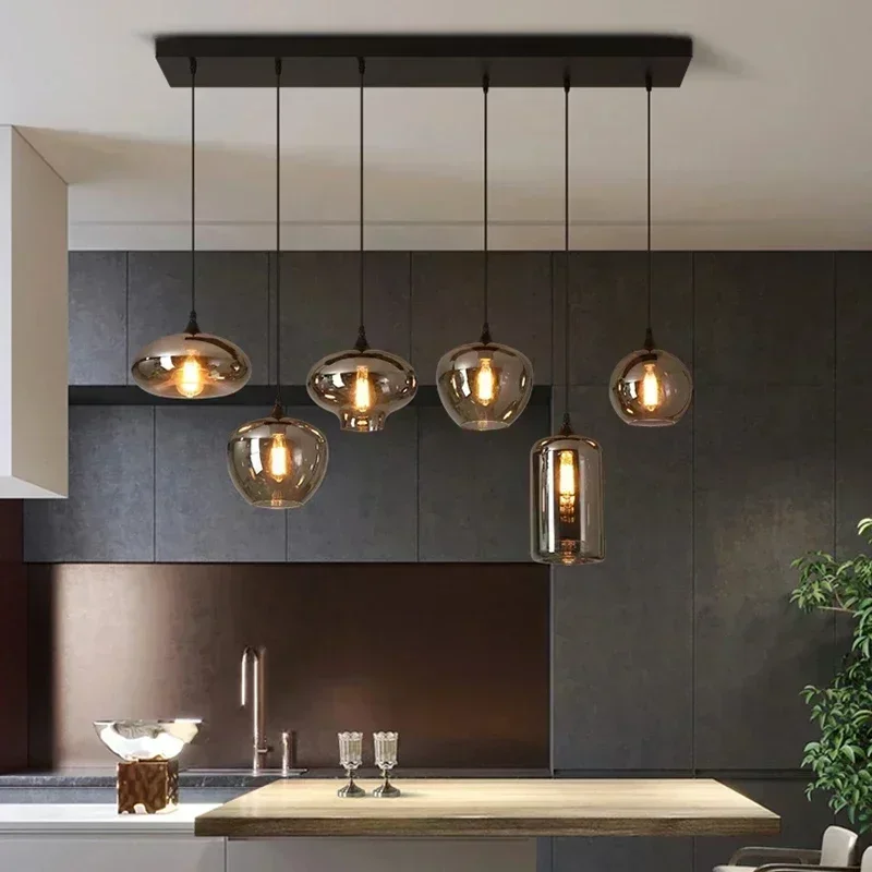 Home Of The Year Bathroom - Modern Ceiling Chandelier LED Lighting Smoke
