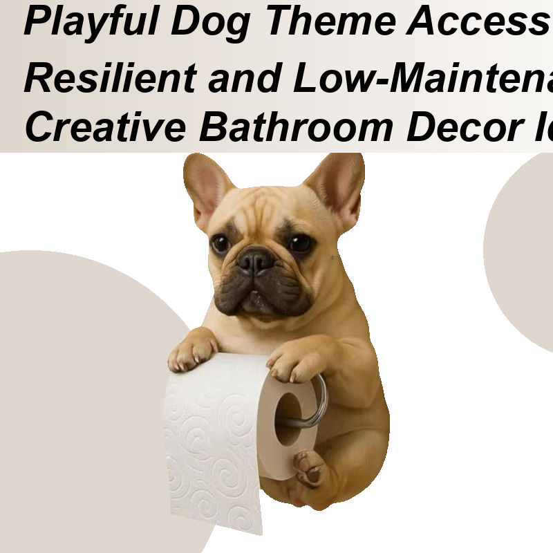 Home Bathroom Paper Towel Dispenser - Cute Paper Towel Holder Funny Dog