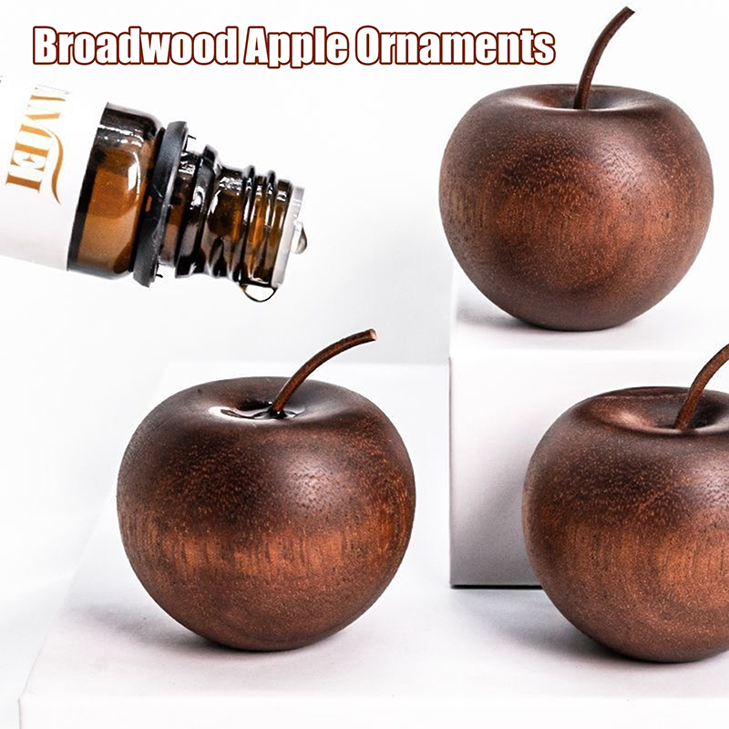 1PCS Of Wooden Apple Shaped Es - Home Bathroom Decor review and price