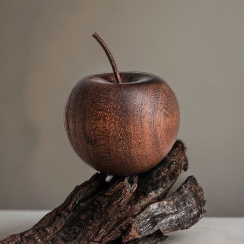 1PCS Of Wooden Apple Shaped Es - Home Bathroom Decor review and price