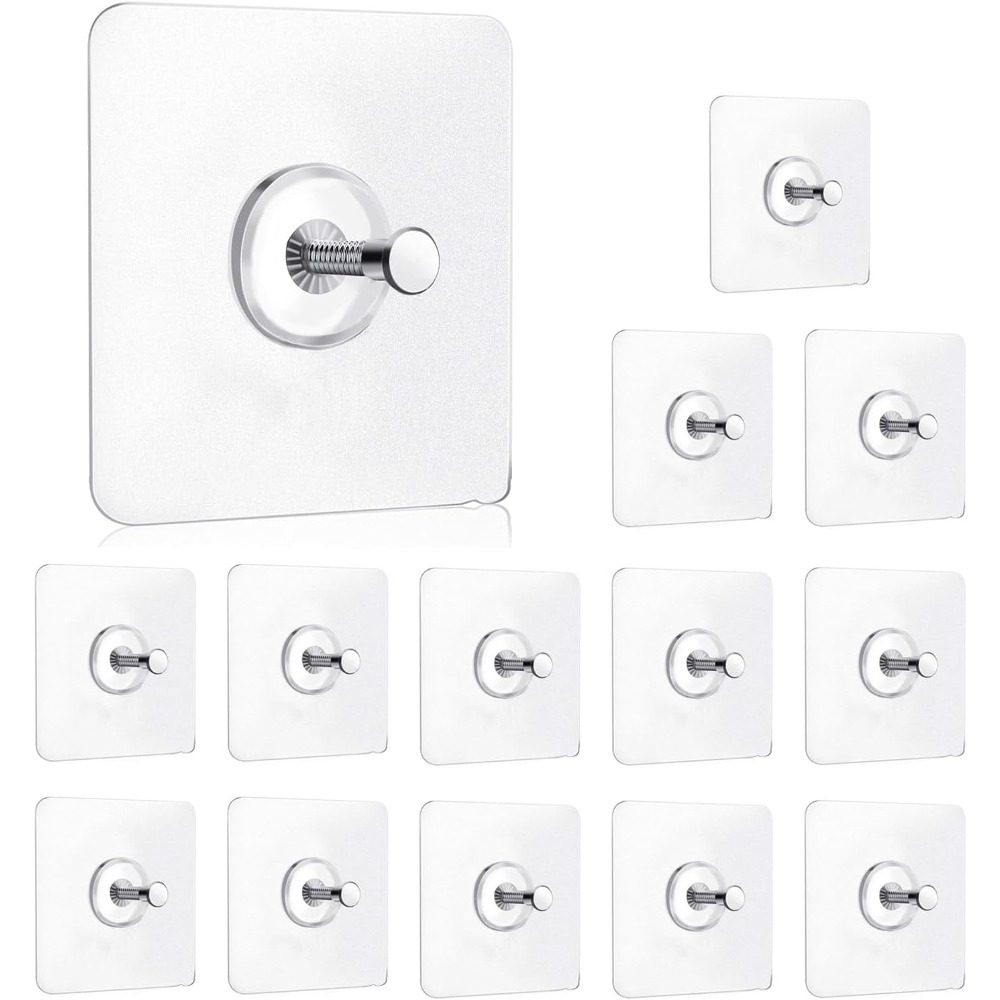 14 Pack Adhesive Wall Hooks No - Home Bathroom Decor review and price