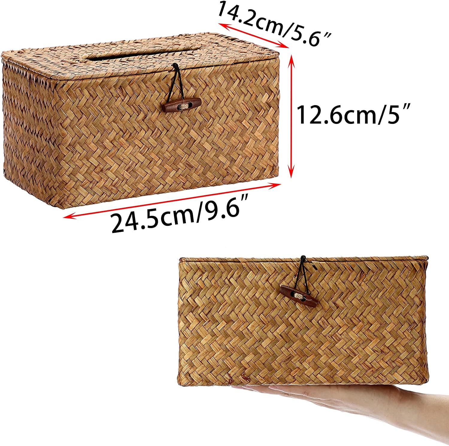 Large Rectangle Seagrass Tissu - Home Bathroom Images review and price