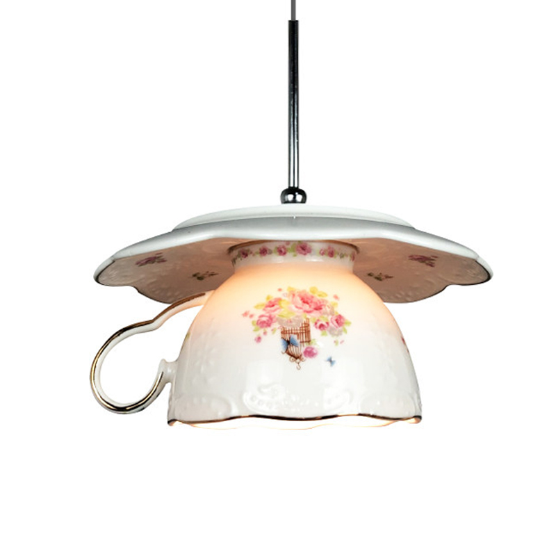 Flower Coffee Cup Pendant Ligh - Home Of The Year Bathroom review and price