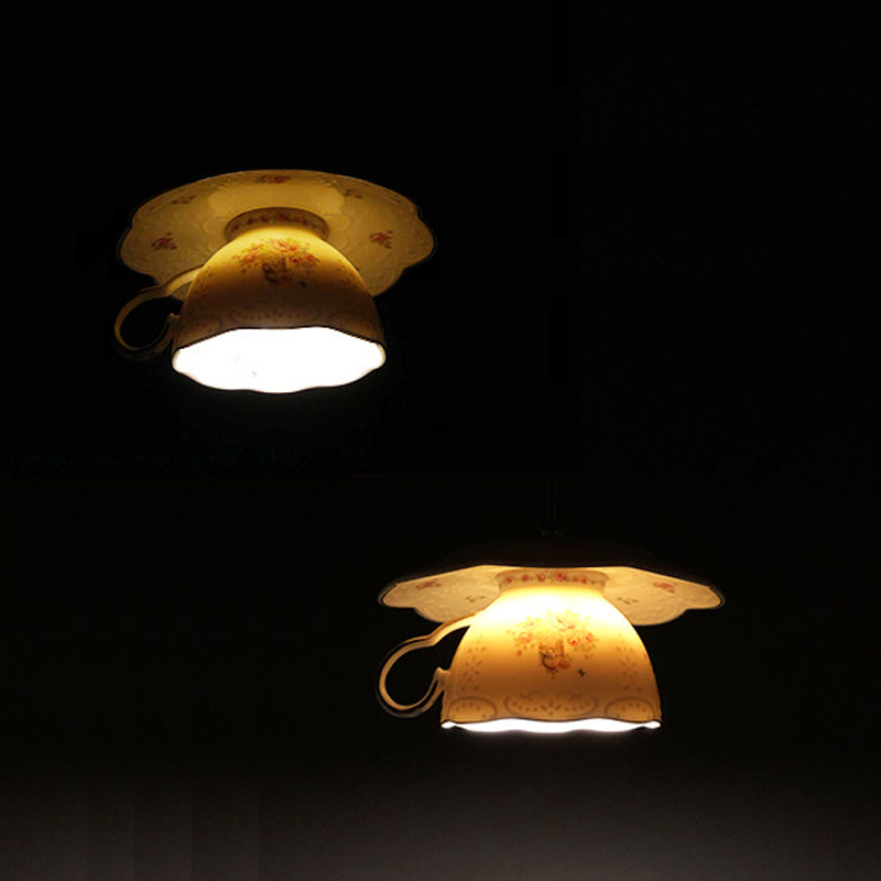 Flower Coffee Cup Pendant Ligh - Home Of The Year Bathroom review and price