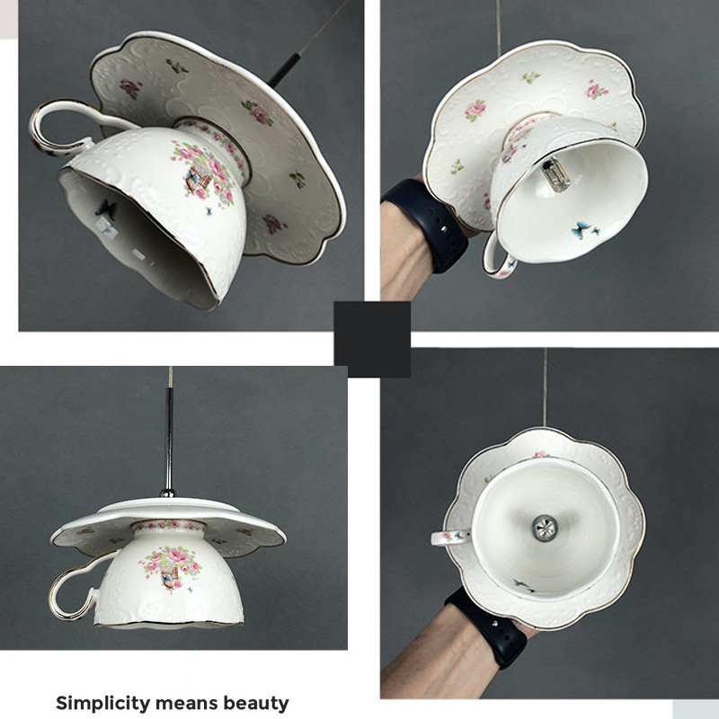Flower Coffee Cup Pendant Ligh - Home Of The Year Bathroom review and price