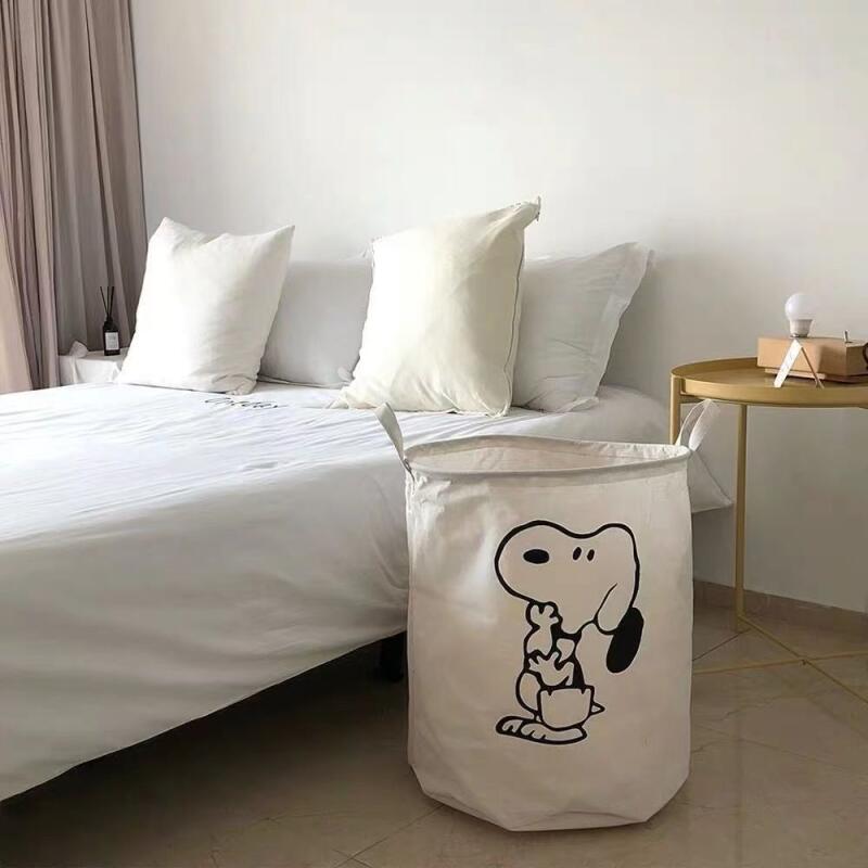 Snoopy Cotton Fabric Laundry H - Home Edit Bathroom Storage review and price