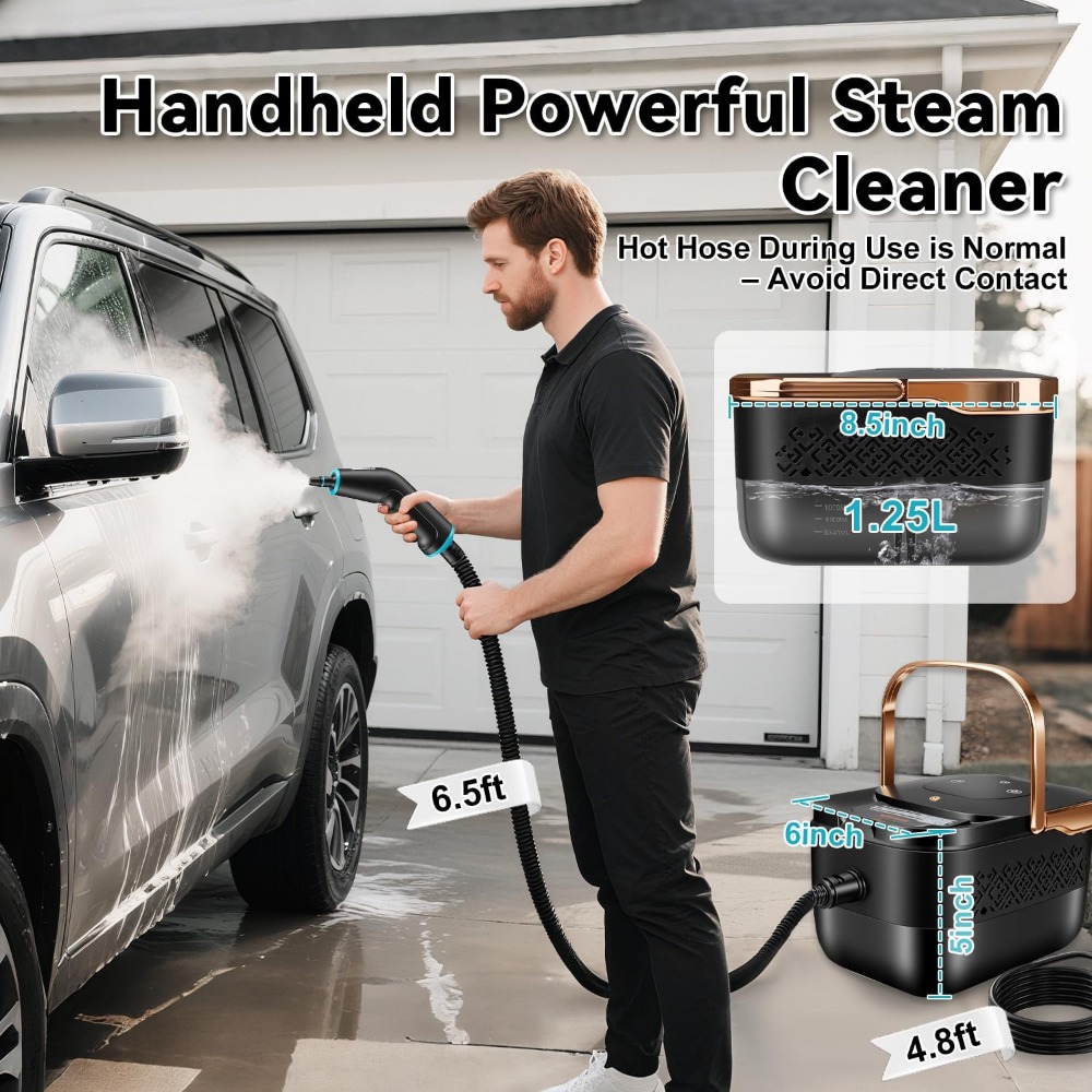 2500W Portable Steam Cleaner,  - Home Bathroom Images review and price