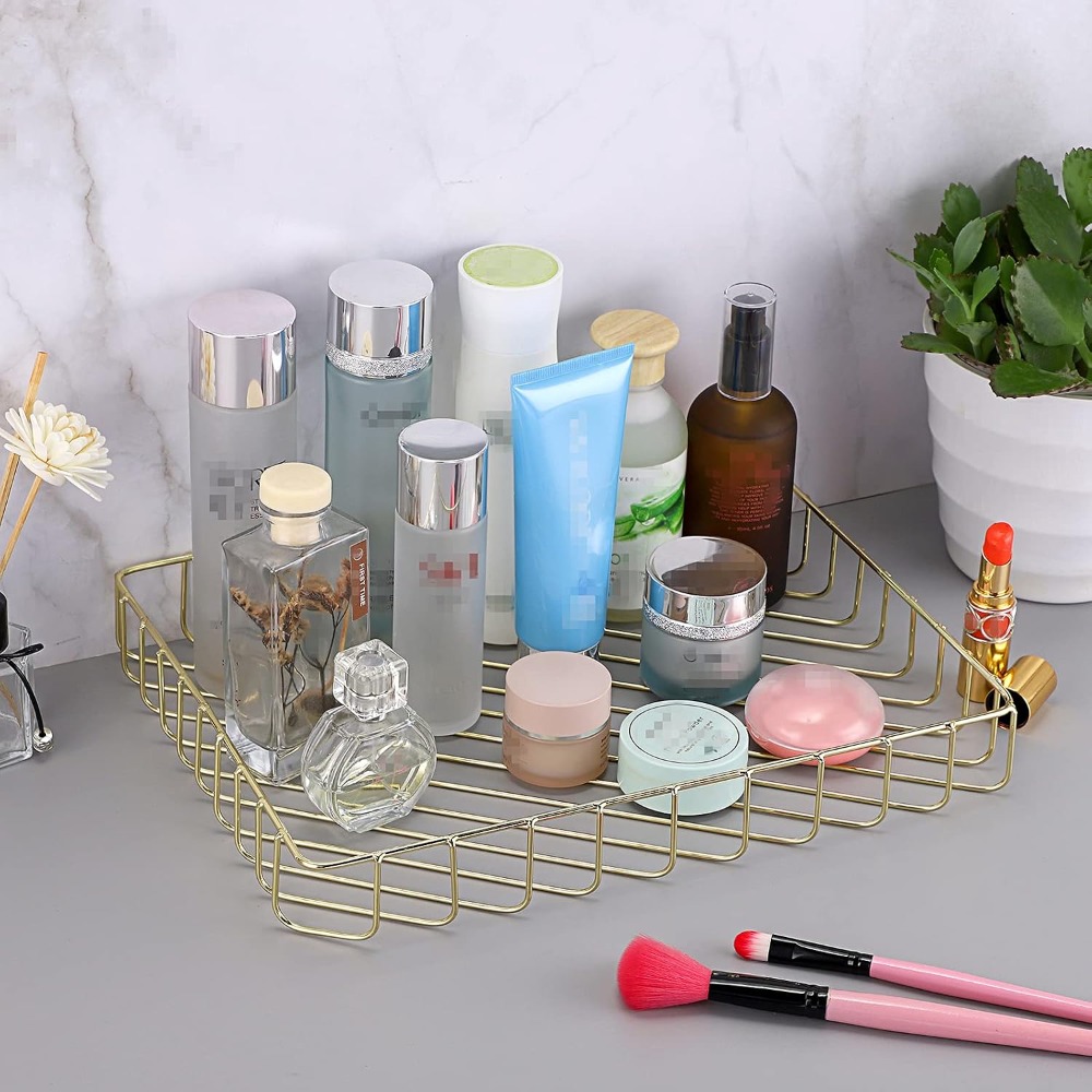 Elegant Gold Wire Desk Tray fo - Home Bathroom Images review and price