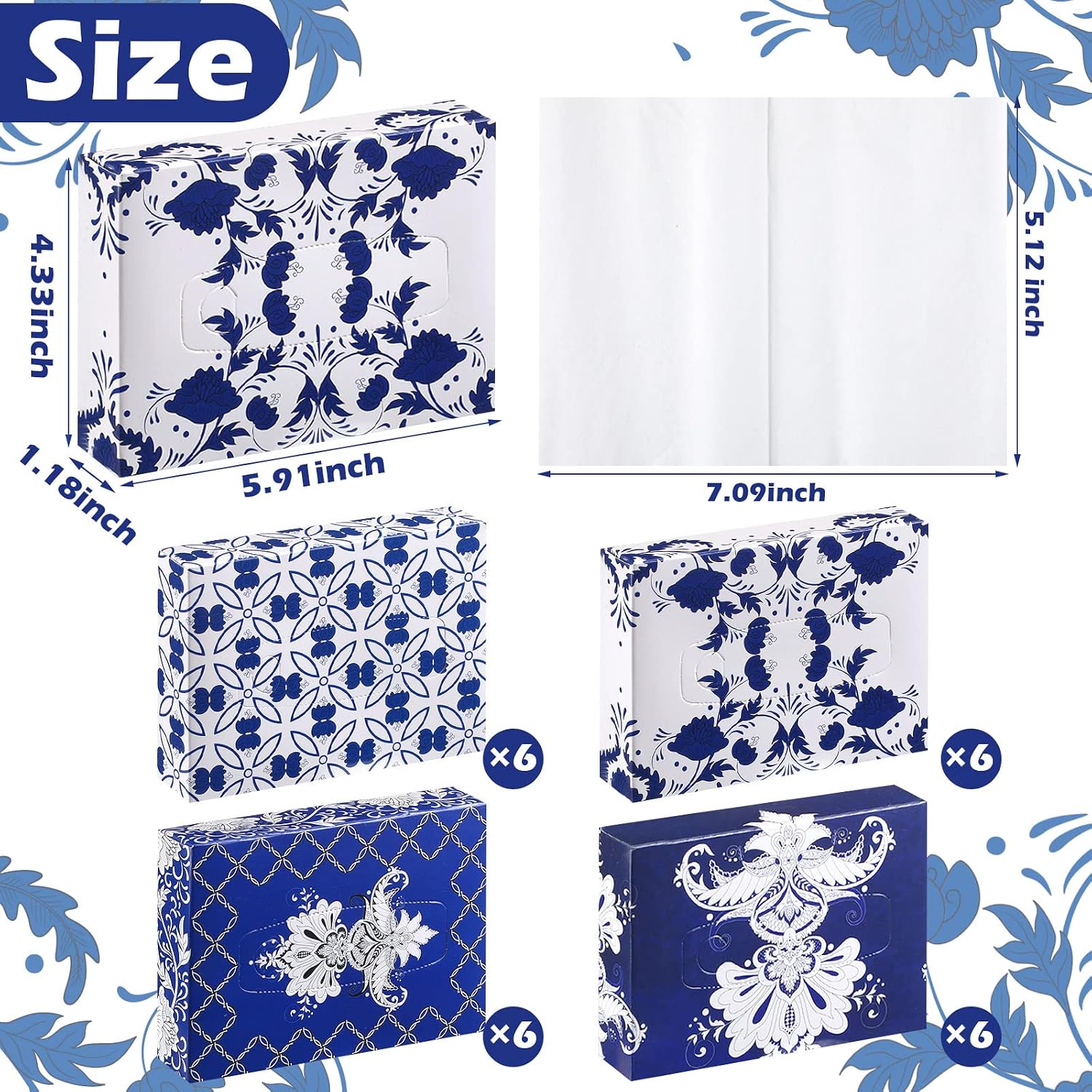 24 Packs 960 Sheets Facial Tis - Home Bathroom Images review and price