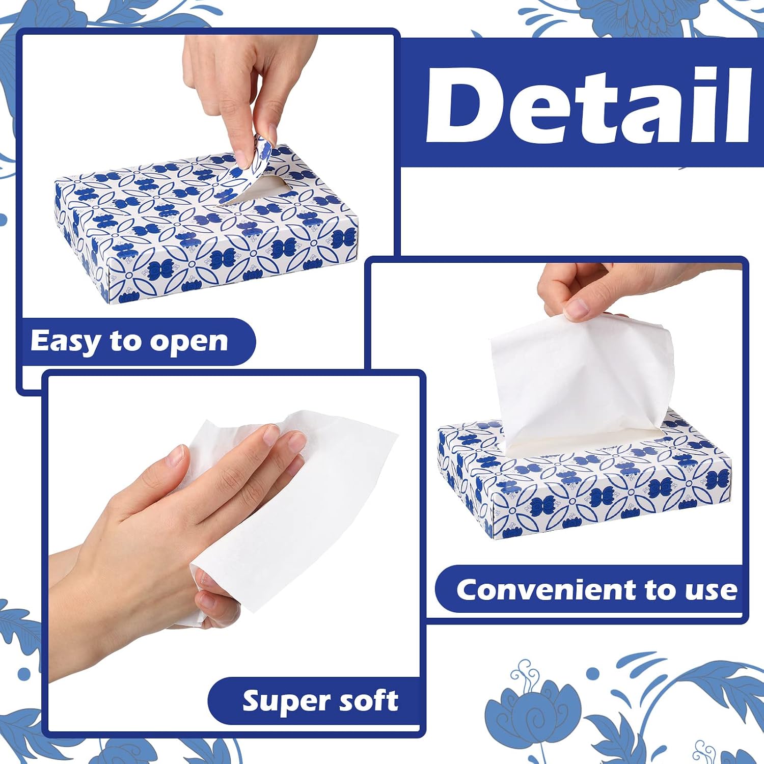 24 Packs 960 Sheets Facial Tis - Home Bathroom Images review and price
