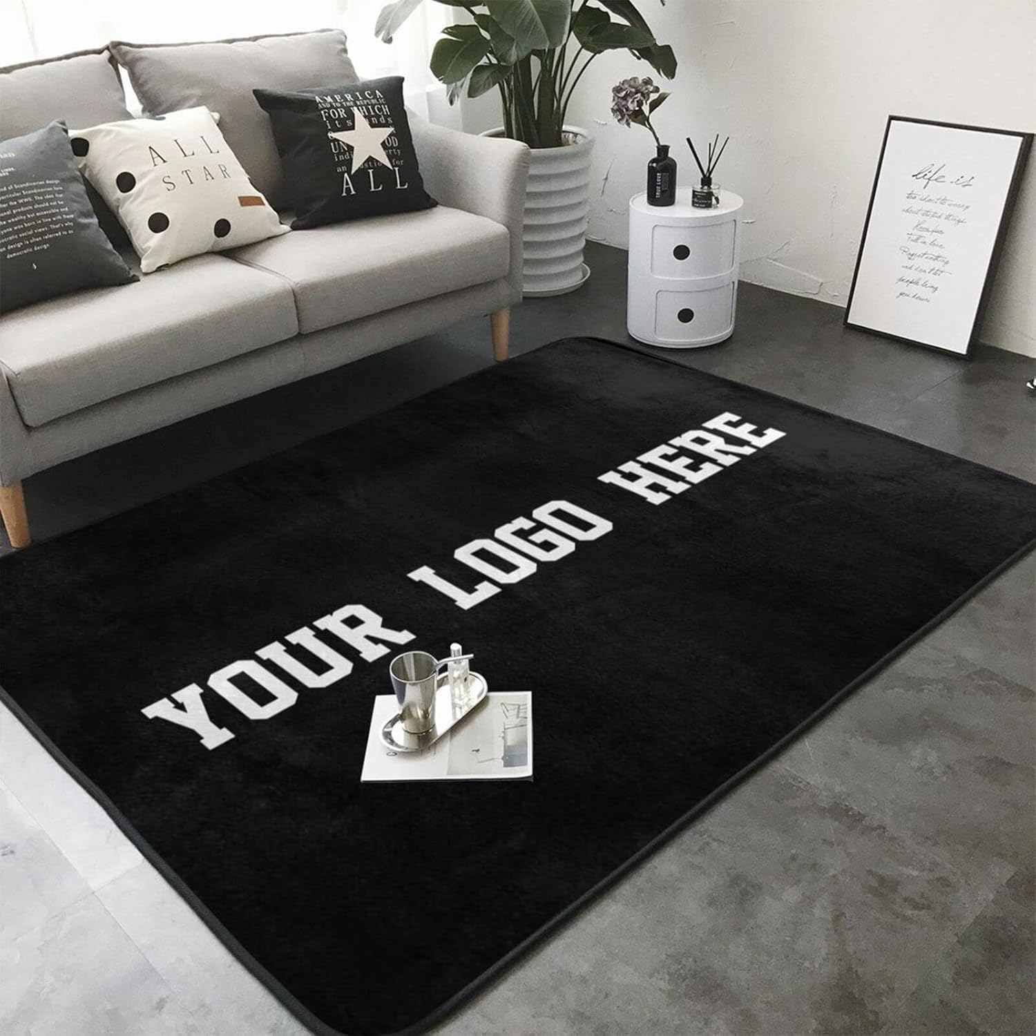Custom Rug Personalized Area C - Home Bathroom Images review and price