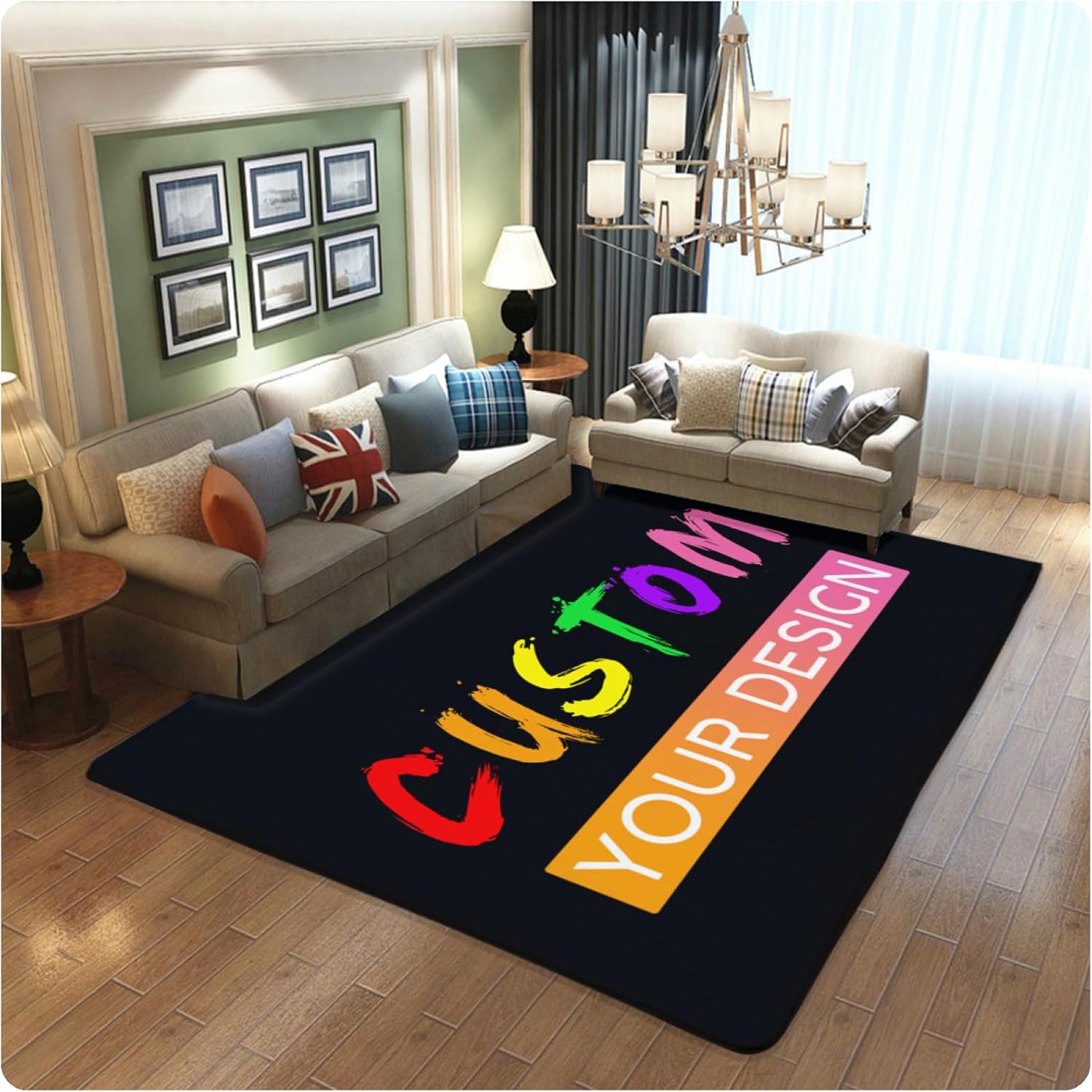 Custom Rug Personalized Area C - Home Bathroom Images review and price
