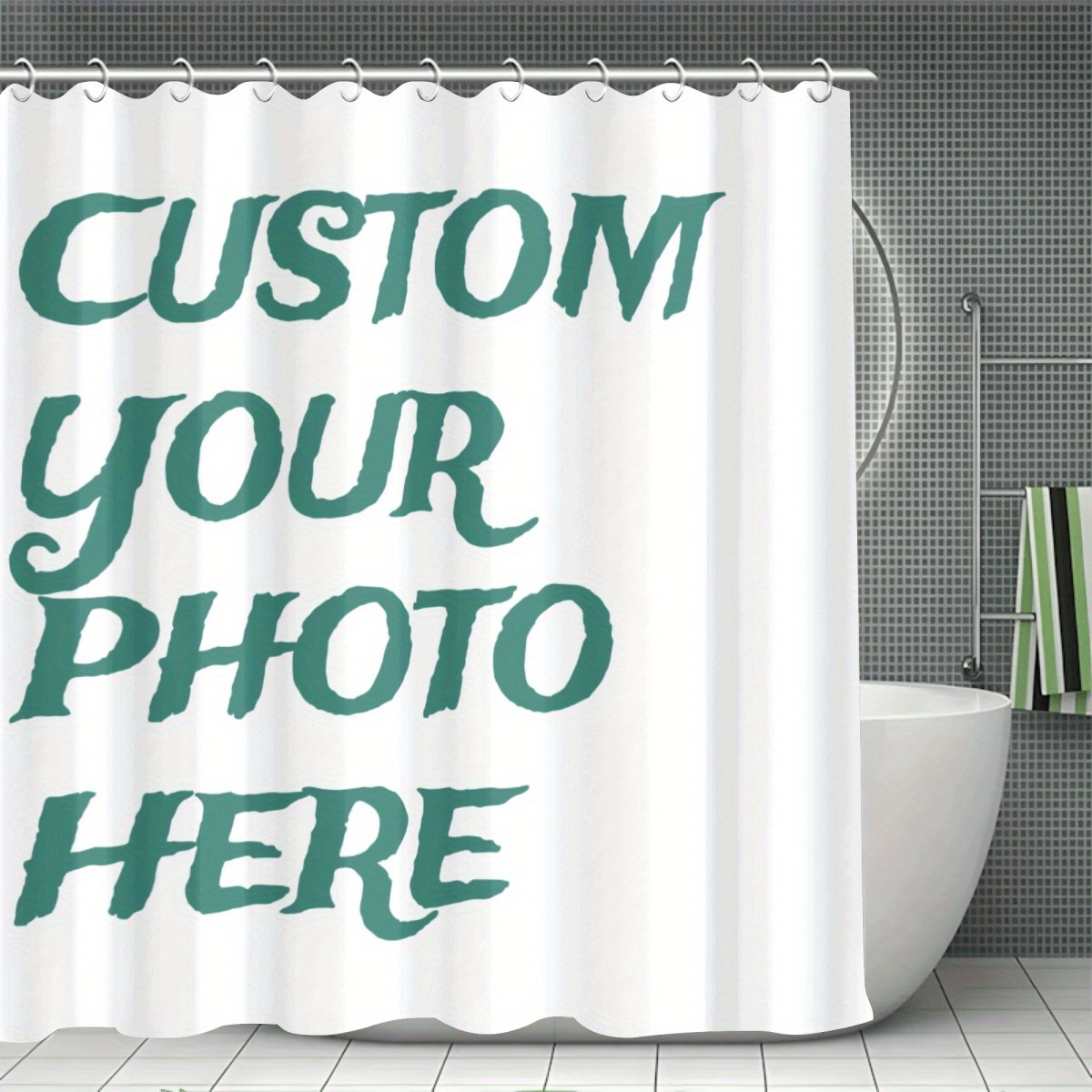 Custom Photo Shower Curtain, P - Home Bathroom Images review and price