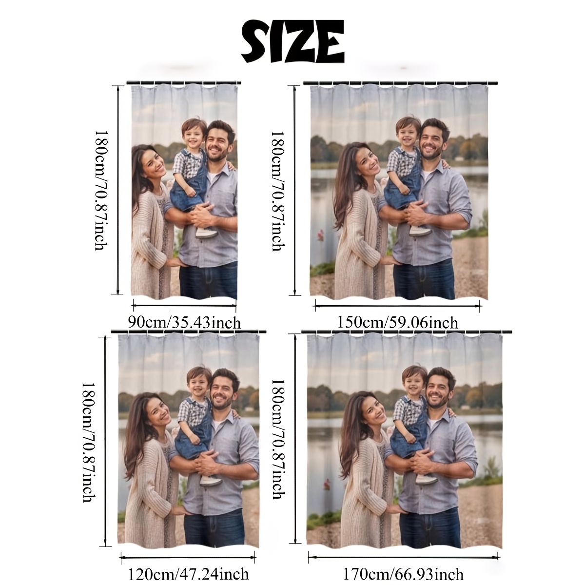 Custom Photo Shower Curtain, P - Home Bathroom Images review and price