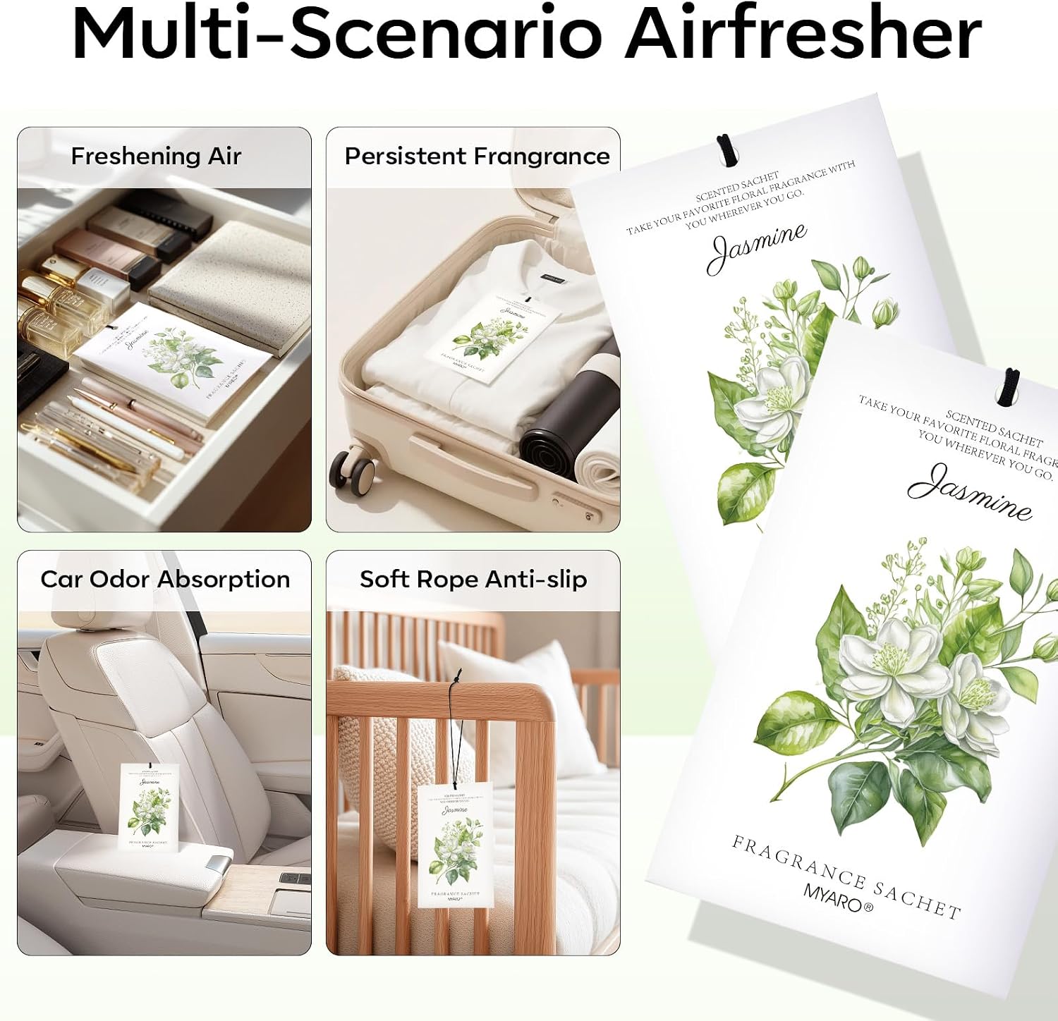 12 Pack Jasmine Scented Sachet - Home Bathroom Images review and price