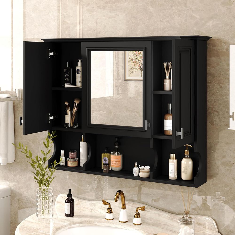 Bathroom Wall Cabinet with Mir - Home Bathroom Mirror review and price
