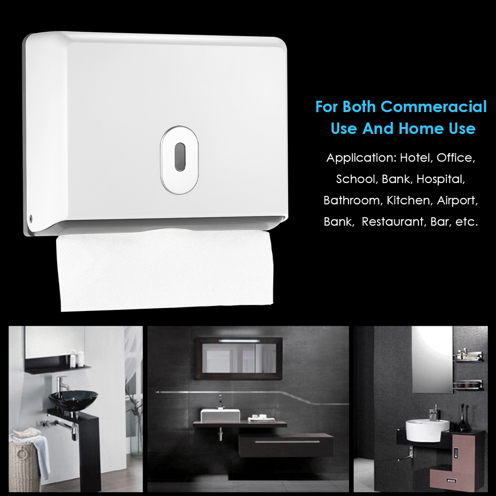 ABS Material Rectangular Wall- - Home Bathroom Paper Towel Dispenser review and price
