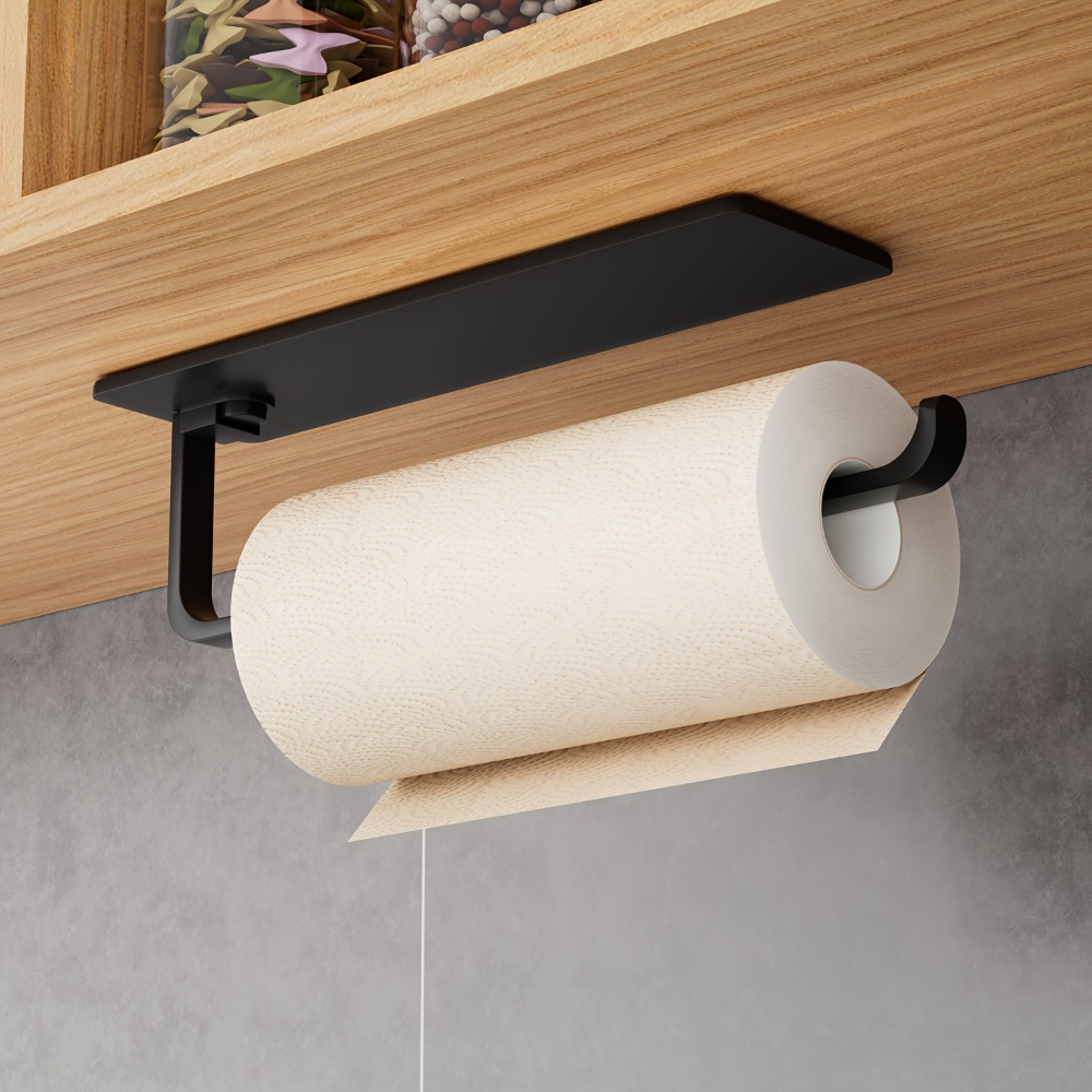 1pc Kitchen Towel Holder - Han - Home Bathroom Paper Towel Dispenser review and price