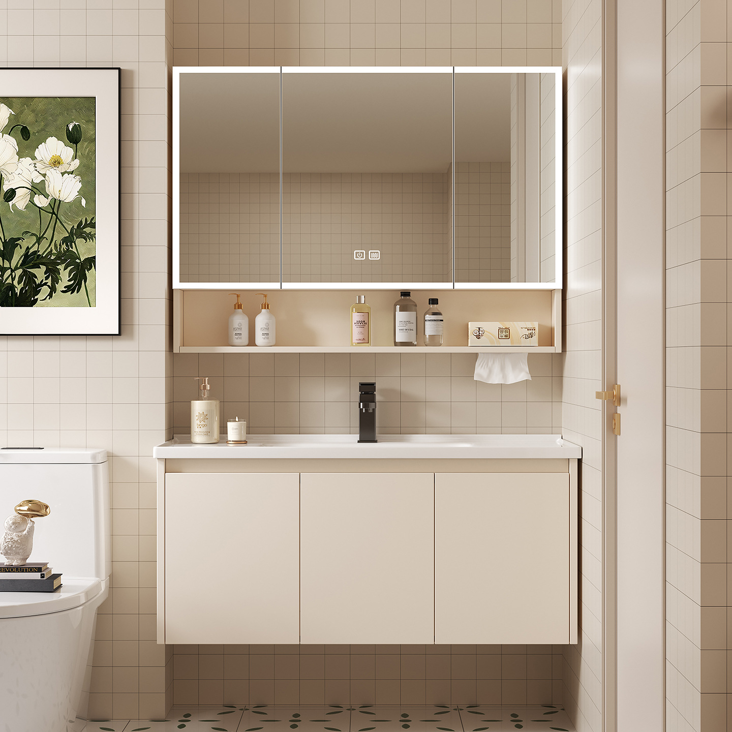 Space Aluminum Bathroom Smart  - Home Bathroom Mirror review and price