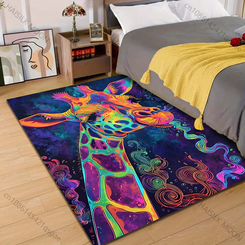 1PC Colorful artistic giraffe  - Home Bathroom Images review and price