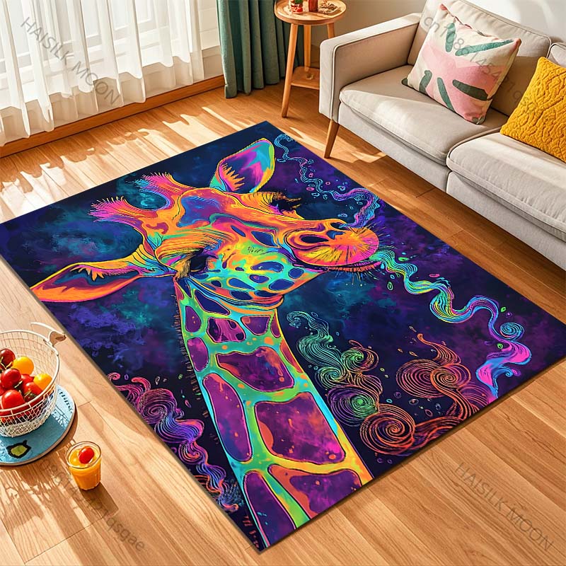 1PC Colorful artistic giraffe  - Home Bathroom Images review and price