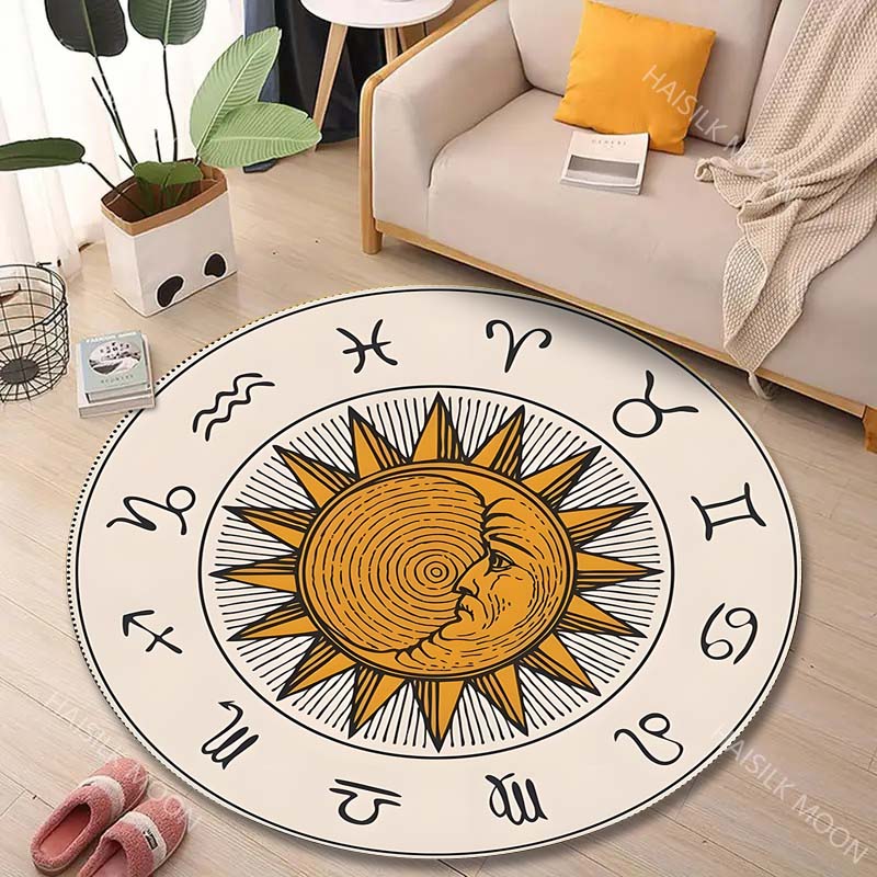 1PC Zodiac signs around sun im - Home Bathroom Images review and price