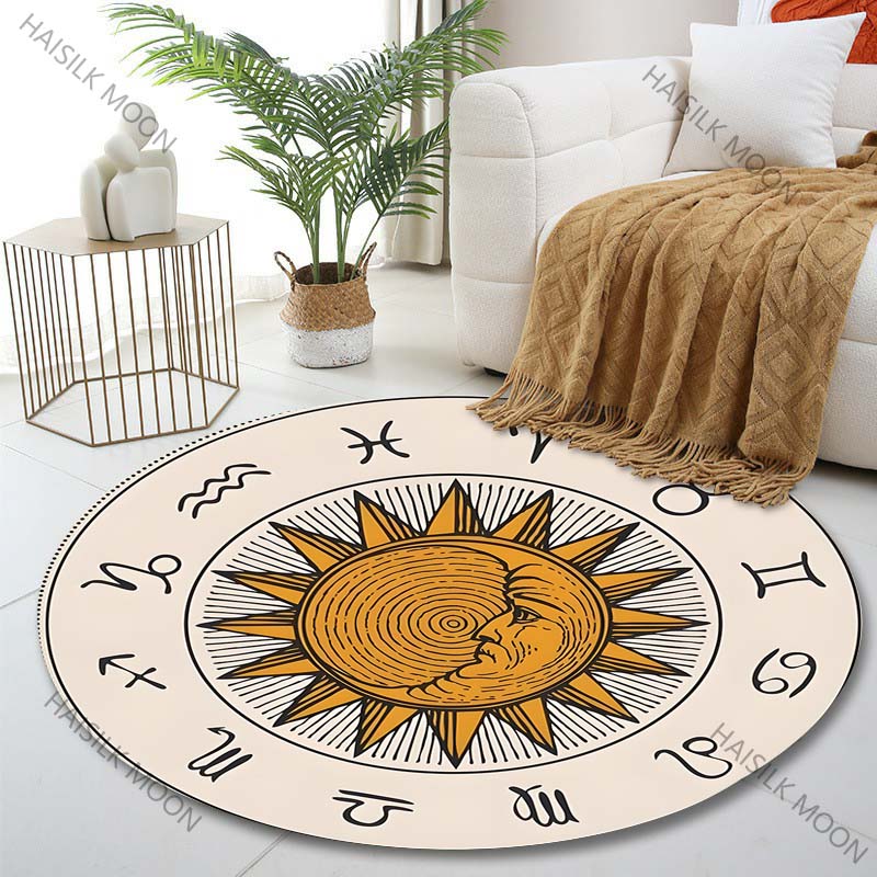 1PC Zodiac signs around sun im - Home Bathroom Images review and price