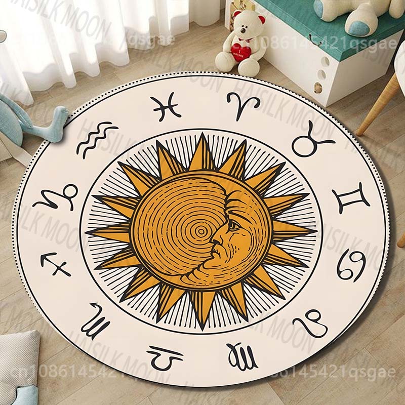 1PC Zodiac signs around sun im - Home Bathroom Images review and price