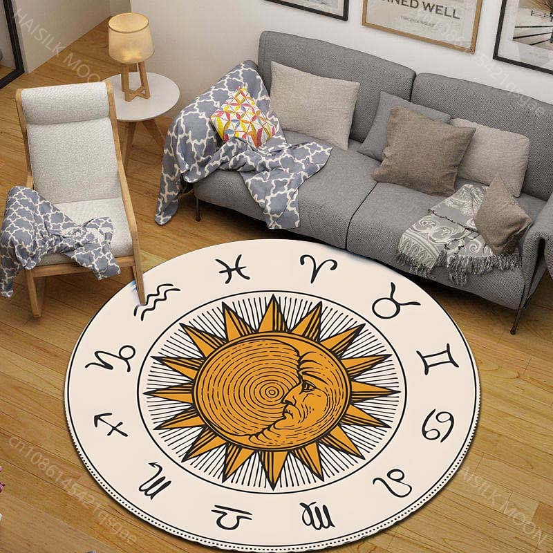 1PC Zodiac signs around sun im - Home Bathroom Images review and price