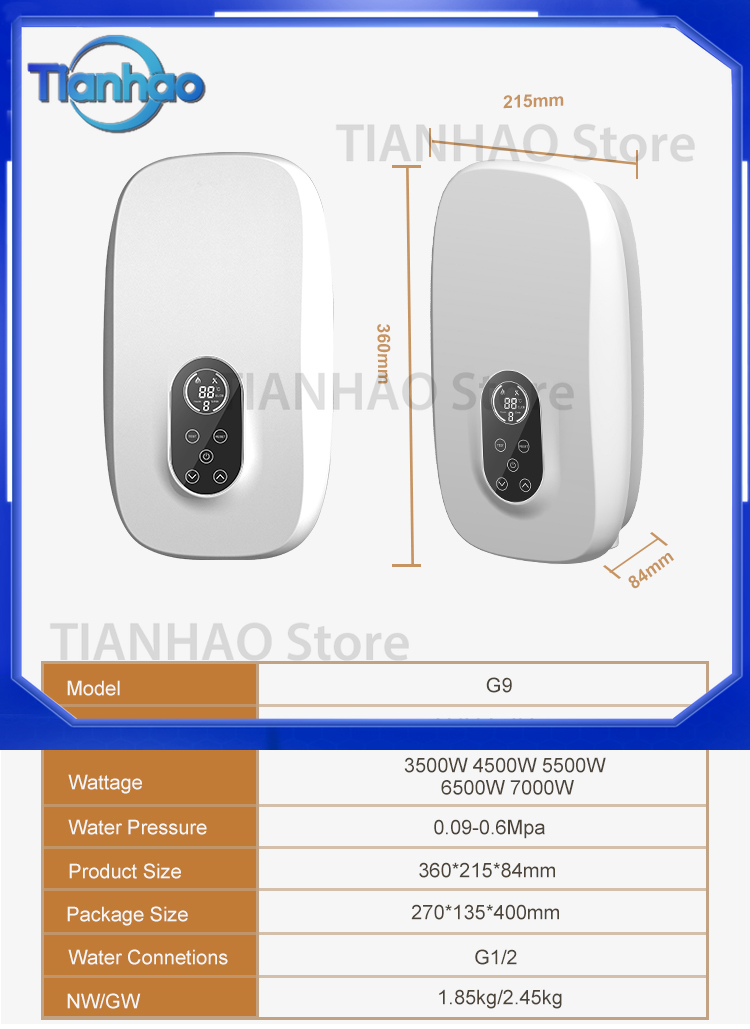 Mechanical Instant Electric Ta - Home Bathroom Geyser review and price