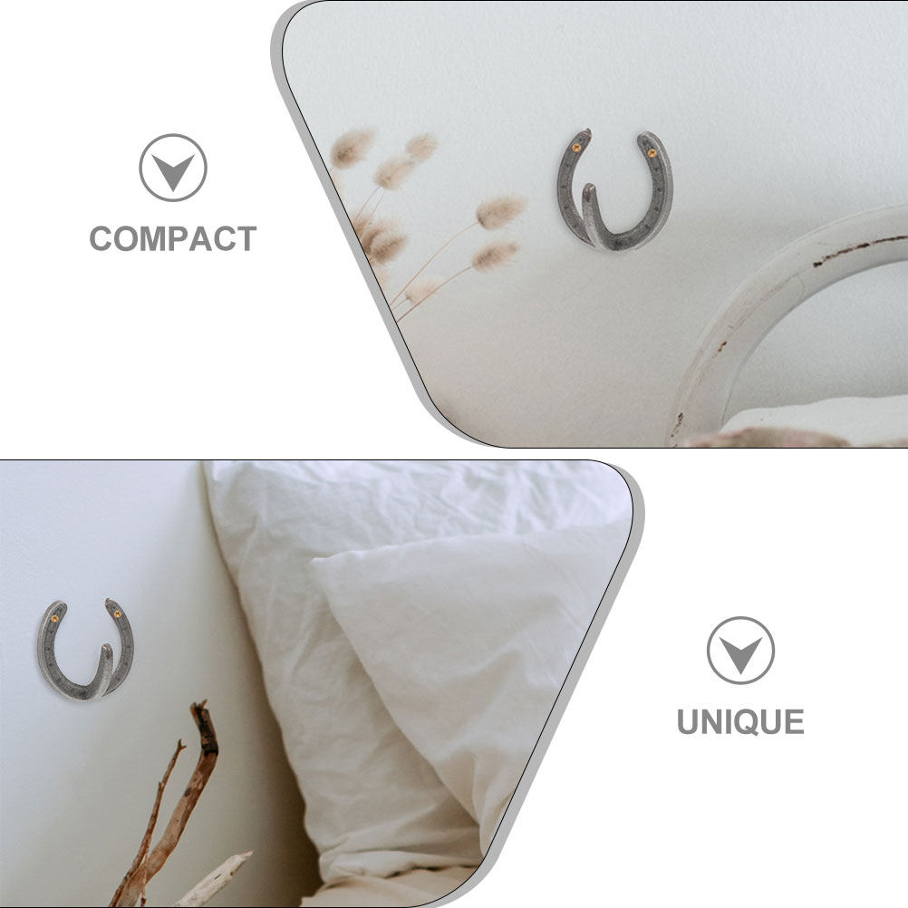 3Pcs Horseshoe Shape Wall Hook - Home Bathroom Decor review and price
