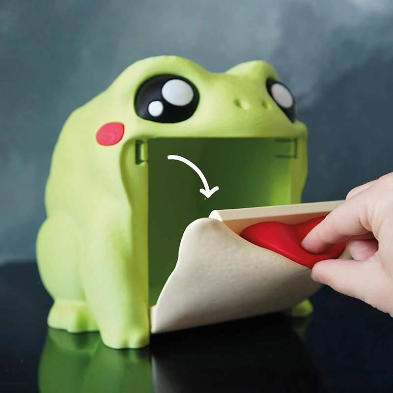 Funny Frog Tissue Box Portable - Home Bathroom Paper Towel Dispenser review and price
