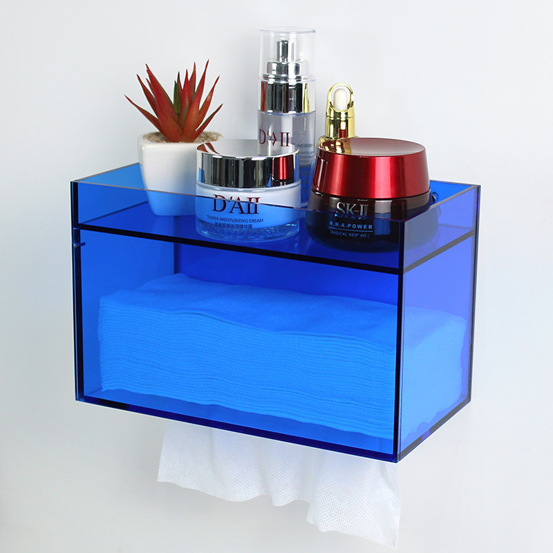 Acrylic Wall Mounted Tissue Bo - Home Bathroom Paper Towel Dispenser review and price