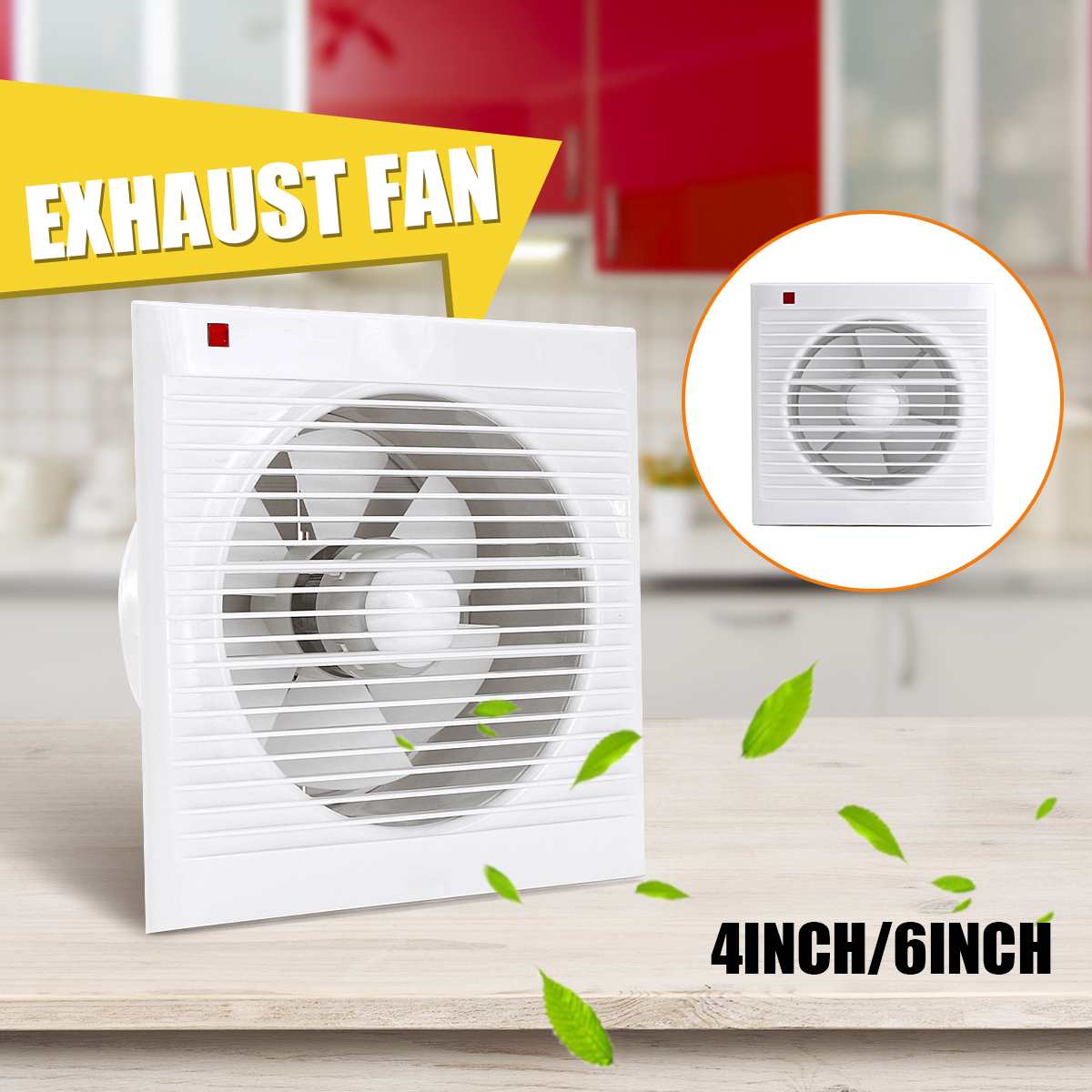 4 Inch 6 Inch 8 Inch 220V Mute - Home Bathroom Vent review and price